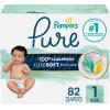 imagePampers Baby Diapers  Pure Protection  Size 7 88 Count for up to 100 Leakproof Premium Plantbased Skin ProtectionSize 1