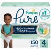 imagePampers Baby Diapers  Pure Protection  Size 7 88 Count for up to 100 Leakproof Premium Plantbased Skin ProtectionSize 4
