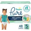 imagePampers Baby Diapers  Pure Protection  Size 7 88 Count for up to 100 Leakproof Premium Plantbased Skin ProtectionSize 5