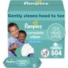 imagePampers Baby Wipes Complete Clean Baby Fresh Scented Wipe Gently Cleans Head to Toe 1152 Total 16 FlipTop PacksBaby Fresh