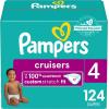 imagePampers Cruisers Diapers  Size 7 One Month Supply 88 Count Disposable Active Baby Diapers with Custom StretchSize 4