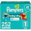 imagePampers Diapers  Baby Dry  Size 7 108 Count Absorbent Disposable Infant Diaper Packaging May VarySize 1