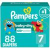 imagePampers Diapers  Baby Dry  Size 7 108 Count Absorbent Disposable Infant Diaper Packaging May VarySize 7