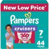 imagePampers Diapers  Cruisers 360  Size 6 104 Count Babyproof up to 100 Leakproof PullOn DiaperSize 7