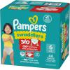 imagePampers Diapers  Swaddlers 360  Size 6 92 Count for up to 100 Leakproof Premium Skin Protection Packaging May VarySize 6