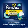 imagePampers Overnight Diapers  Swaddlers Overnights  Size 4 104 Count Disposable Baby Diaper Night Time Leak and Skin ProtectionSize 3