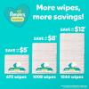 imagePampers Sensitive Baby Wipes Water Based Hypoallergenic and Unscented 8 FlipTop Packs 4 Refill Packs 1008 Wipes Total84 Count Pack of 6