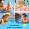 imagePampers Swim Diapers  Splashers  Size 5 17 Count GapFree Disposable Baby Swimming PantsSize 4