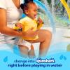 imagePampers Swim Diapers  Splashers  Size 5 17 Count GapFree Disposable Baby Swimming PantsSize 5