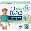 imagePampers Baby Diapers  Pure Protection  Size 7 88 Count for up to 100 Leakproof Premium Plantbased Skin ProtectionSize 6