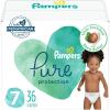 imagePampers Baby Diapers  Pure Protection  Size 7 88 Count for up to 100 Leakproof Premium Plantbased Skin ProtectionSize 7