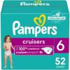 imagePampers Cruisers Diapers  Size 7 One Month Supply 88 Count Disposable Active Baby Diapers with Custom StretchSize 6
