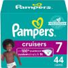 imagePampers Cruisers Diapers  Size 7 One Month Supply 88 Count Disposable Active Baby Diapers with Custom StretchSize 7