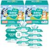imagePampers Easy Ups Pull On Training Underwear Boys 4T5T 2 Month Supply 2 x 104 Count with Sensitive Water Based Baby Wipes 12X Multi Pack PopTop and Refill 1008 CountSize 3T4T