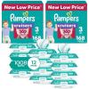 imagePampers Pull On Cruisers 360 Fit Disposable Baby Diapers Size 7 2 Months Supply 2 x 88 Count with Sensitive Water Based Baby Wipes 12X Multi Pack PopTop and Refill 1008 CountSize 3