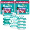 imagePampers Pull On Cruisers 360 Fit Disposable Baby Diapers Size 7 2 Months Supply 2 x 88 Count with Sensitive Water Based Baby Wipes 12X Multi Pack PopTop and Refill 1008 CountSize 6