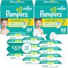 imagePampers Swaddlers Disposable Baby Diapers Size 6 2 Month Supply 2 x 108 Count with Sensitive Water Based Baby Wipes 12X Multi Pack PopTop and Refill 1008 CountSize 7