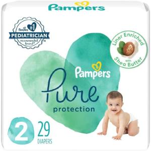 imagePampers Baby Diapers  Pure Protection  Size 7 88 Count for up to 100 Leakproof Premium Plantbased Skin ProtectionSize 2