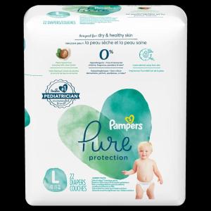 imagePampers Baby Diapers  Pure Protection  Size 7 88 Count for up to 100 Leakproof Premium Plantbased Skin ProtectionSize 4