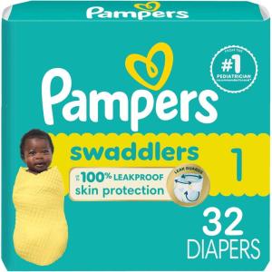imagePampers Baby Diapers  Swaddlers  Size 6 16 Count Ultra Absorbent Disposable Infant DiaperSize 1