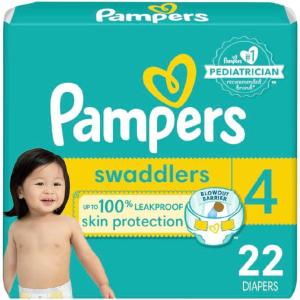 imagePampers Baby Diapers  Swaddlers  Size 6 16 Count Ultra Absorbent Disposable Infant DiaperSize 4