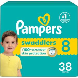 imagePampers Baby Diapers  Swaddlers  Size 6 16 Count Ultra Absorbent Disposable Infant DiaperSize 8