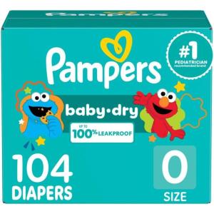 imagePampers Diapers  Baby Dry  Size 7 108 Count Absorbent Disposable Infant Diaper Packaging May VaryNewborn