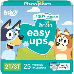 imagePampers Training Pants  Easy Ups Boys ampamp Girls Bluey  Size 2T3T 140 Count Childrens Potty Underwear Packaging May Vary2T3T