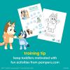 imagePampers Easy Ups Bluey Pull On Training Pants Boys and Girls 4T5T 104 Count with Sensitive Water Based Baby Wipes 12 FlipTop Packs 1008 Wipes Total
