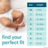 imagePampers Pure Protection Disposable Baby Diapers Size 1 198 Count with Aqua Pure Baby Wipes 6X PopTop Packs 336 CountSize 5