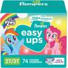 imagePampers Training Pants  Easy Ups Girls ampamp Boys  Size 4T5T 104 Count My Little Pony Potty Underwear Packaging May Vary2T3T