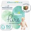 imageDiapers Size 4 150 Count  Pampers Pure Protection Disposable DiapersSize 4