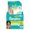 imagePampers Swaddlers Disposable Baby Diapers Size 4 150 Count with Sensitive Water Based Baby Wipes 12 FlipTop Packs 1008 Wipes Total6