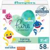 imagePampers Training Pants  Pure Protection  Size 2T3T 60 Count Baby Shark Premium Hypoallergenic Potty Underwear3T4T