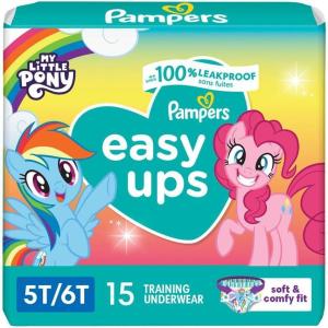 imagePampers Training Pants  Easy Ups Girls ampamp Boys  Size 4T5T 104 Count My Little Pony Potty Underwear Packaging May VarySize 7 5T6T