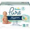 imagePampers Pure Protection Baby Diapers Size 2 1218 lbs 120 Count Up to 100 Leakproof Premium PlantBased Skin Protection Hypoallergenic Soft Diapers