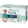 imagePampers Pure Protection Baby Diapers Size 6 35 lbs 72 Count Up to 100 Leakproof Premium PlantBased Skin Protection Hypoallergenic Soft Diapers