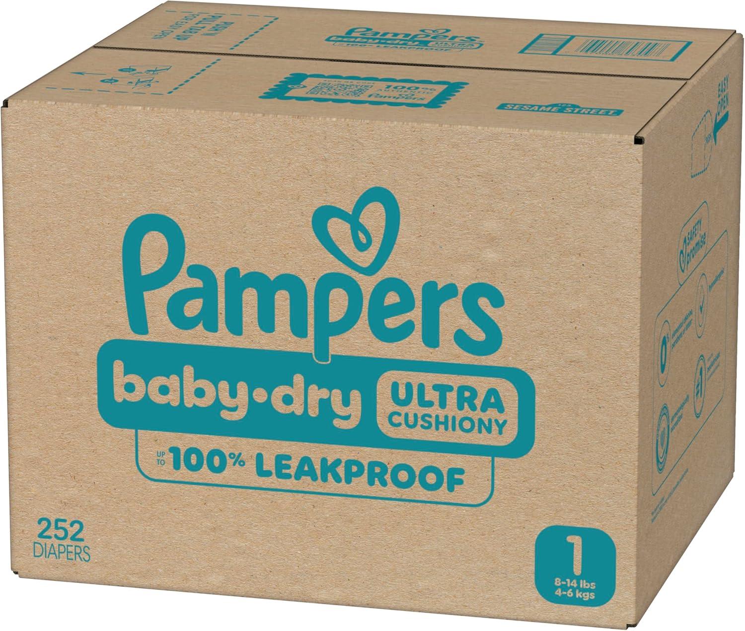 imagePampers Diapers  Baby Dry  Size 6 21 Count Absorbent Disposable Infant Diaper Packaging May VarySize 1