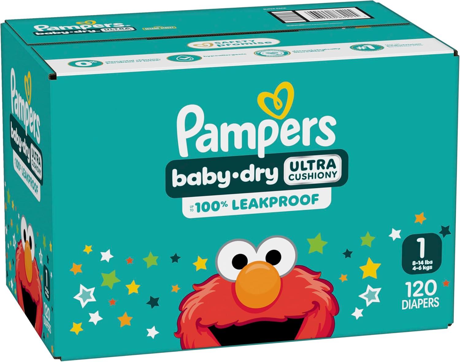 imagePampers Diapers  Baby Dry  Size 6 21 Count Absorbent Disposable Infant Diaper Packaging May VarySize 1