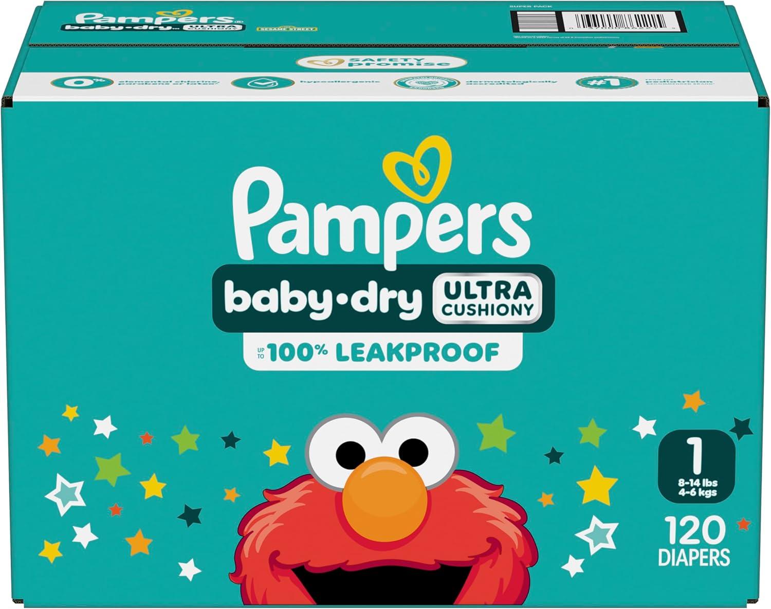 imagePampers Diapers  Baby Dry  Size 6 21 Count Absorbent Disposable Infant Diaper Packaging May VarySize 1