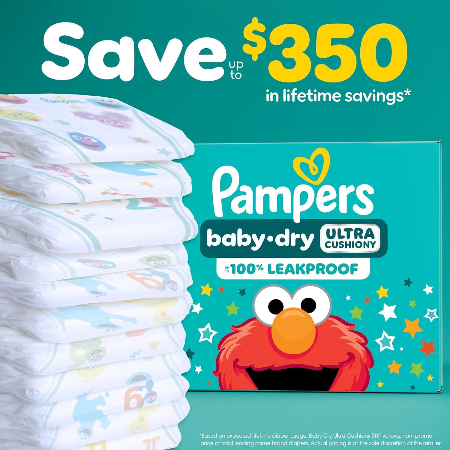 imagePampers Diapers  Baby Dry  Size 6 21 Count Absorbent Disposable Infant Diaper Packaging May VarySize 1