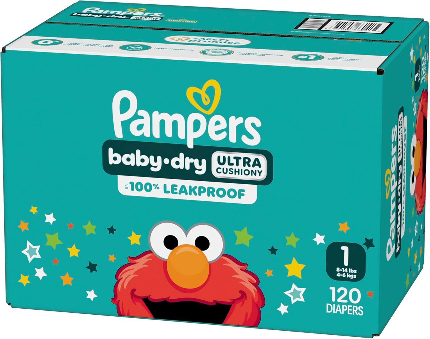 imagePampers Diapers  Baby Dry  Size 6 21 Count Absorbent Disposable Infant Diaper Packaging May VarySize 1