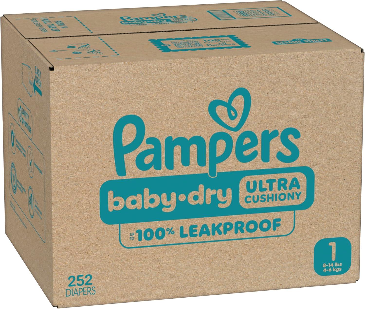 imagePampers Diapers  Baby Dry  Size 6 21 Count Absorbent Disposable Infant Diaper Packaging May VarySize 1