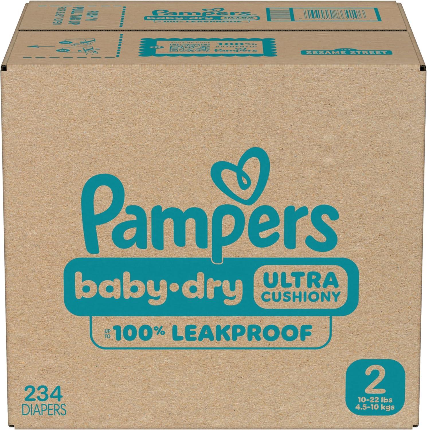 imagePampers Diapers  Baby Dry  Size 6 21 Count Absorbent Disposable Infant Diaper Packaging May VarySize 2
