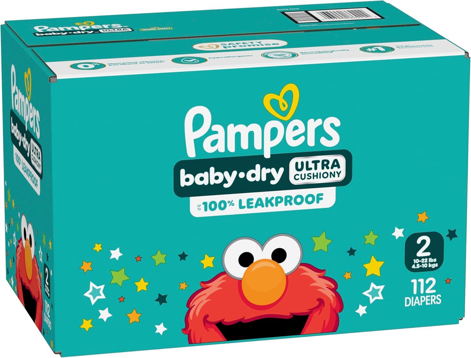 imagePampers Diapers  Baby Dry  Size 6 21 Count Absorbent Disposable Infant Diaper Packaging May VarySize 2