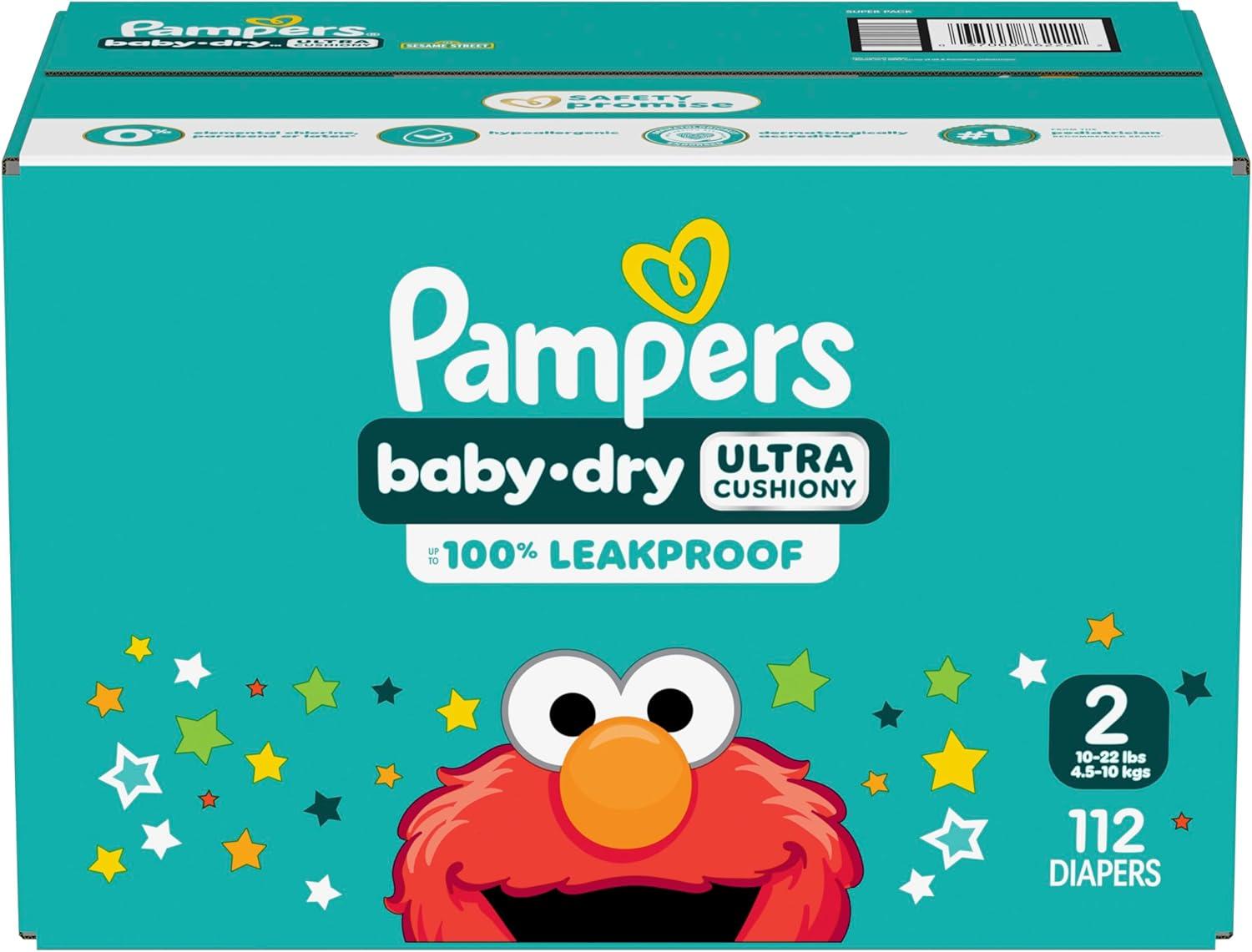 imagePampers Diapers  Baby Dry  Size 6 21 Count Absorbent Disposable Infant Diaper Packaging May VarySize 2