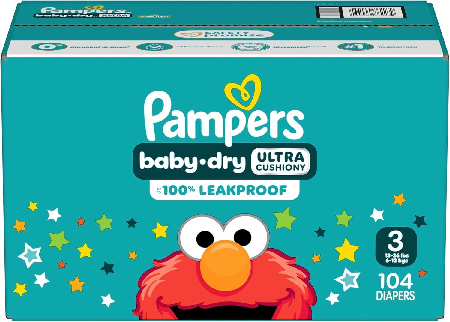 imagePampers Diapers  Baby Dry  Size 6 21 Count Absorbent Disposable Infant Diaper Packaging May VarySize 3