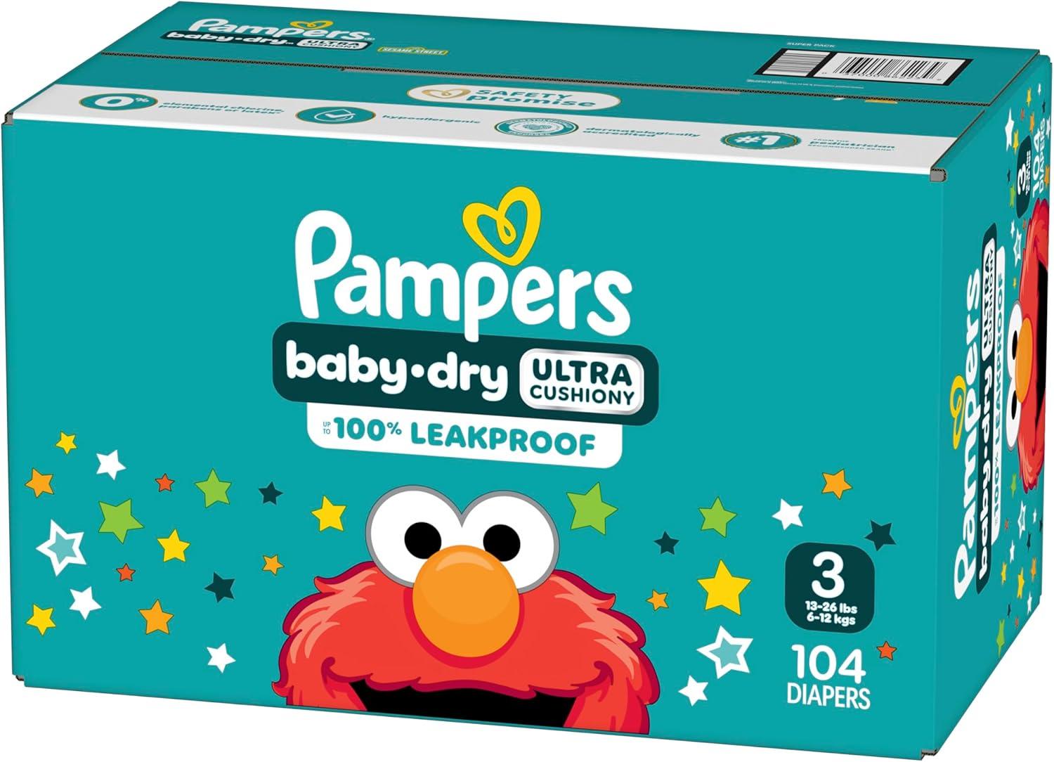imagePampers Diapers  Baby Dry  Size 6 21 Count Absorbent Disposable Infant Diaper Packaging May VarySize 3