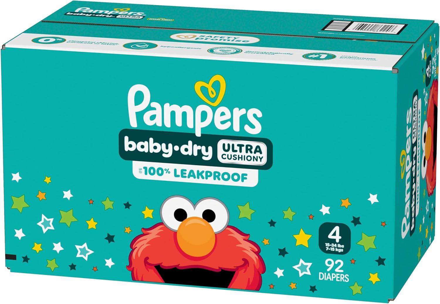 imagePampers Diapers  Baby Dry  Size 6 21 Count Absorbent Disposable Infant Diaper Packaging May VarySize 4
