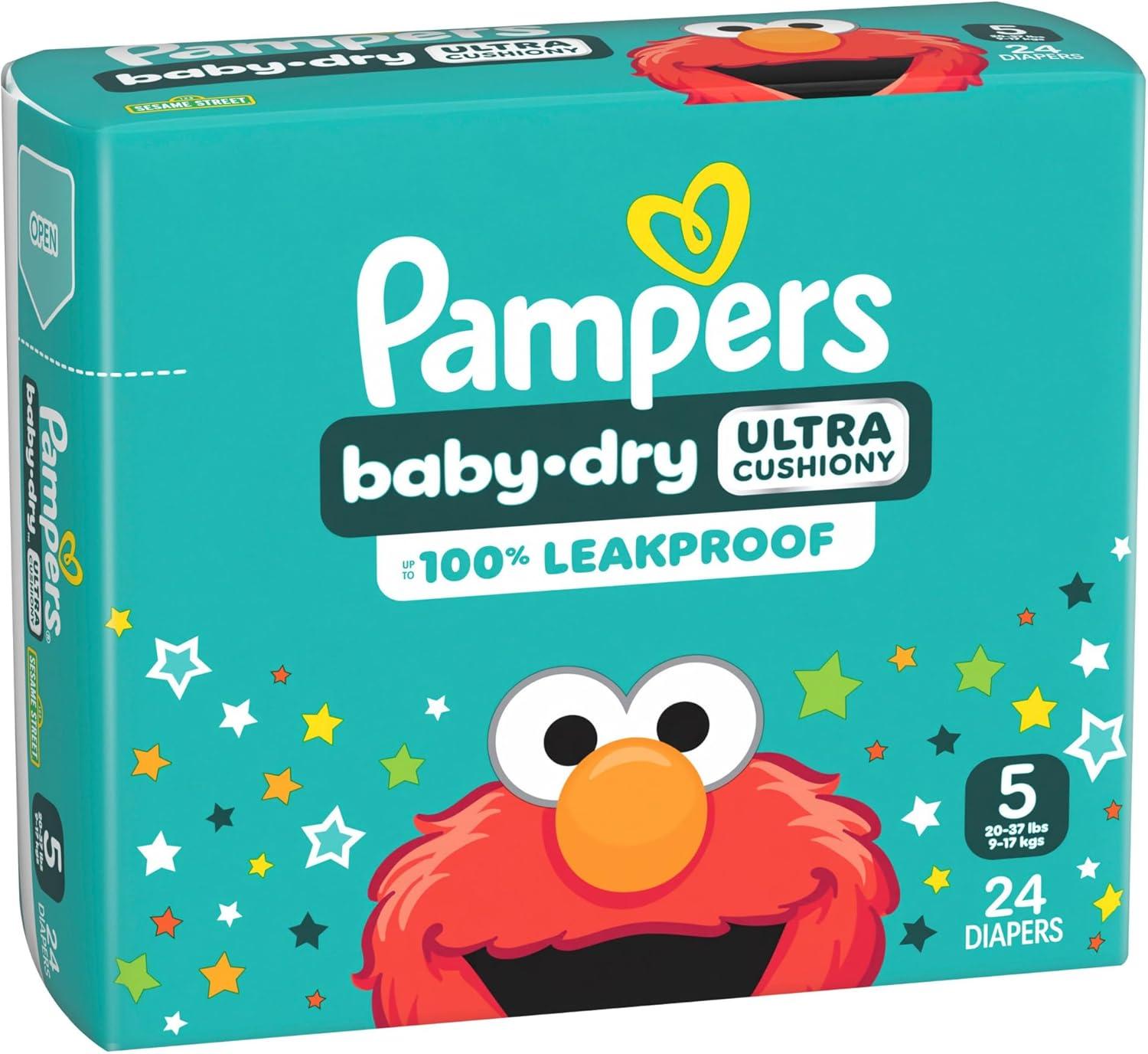 imagePampers Diapers  Baby Dry  Size 6 21 Count Absorbent Disposable Infant Diaper Packaging May VarySize 5